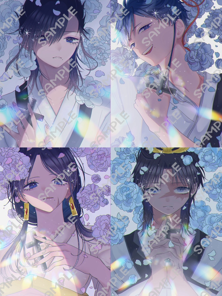 白兄弟ポストカード