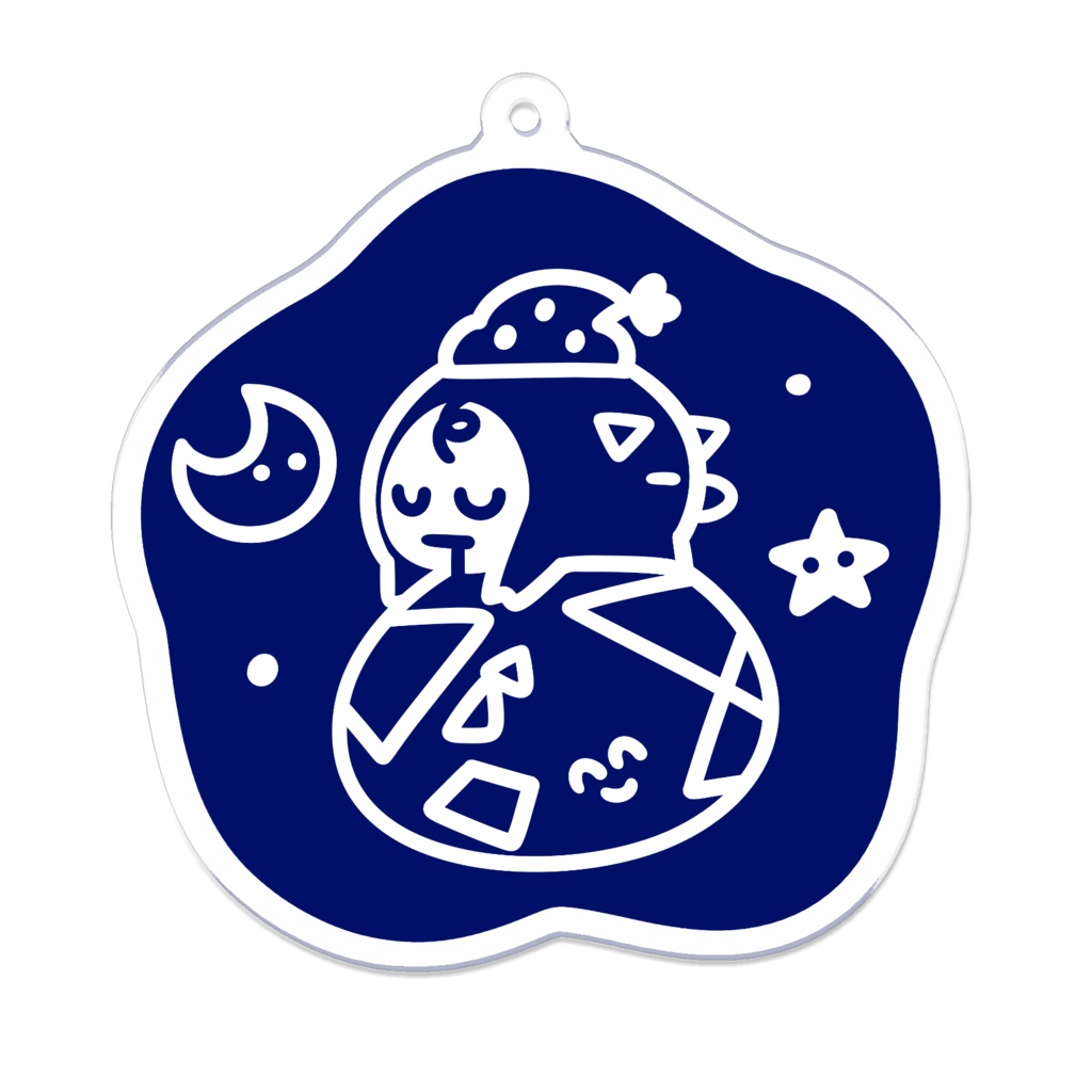 ぽやすみなうぶーキーホルダー