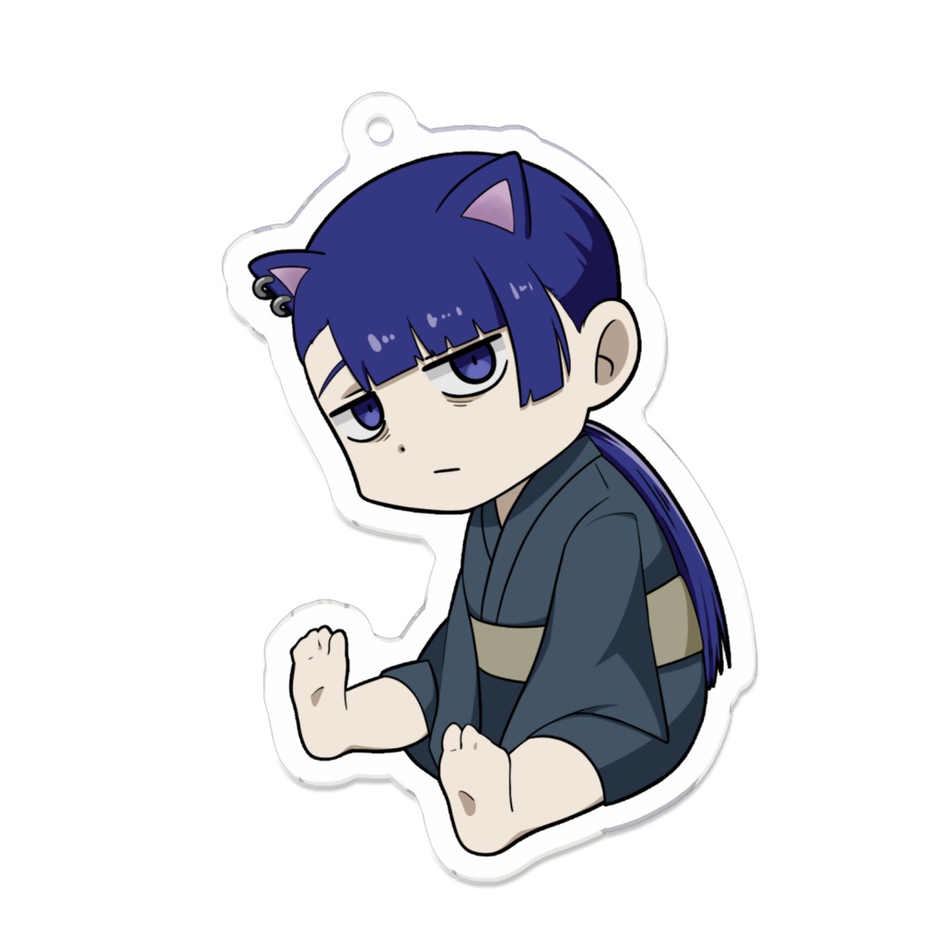 No,2 アクキー 猫の日ver.(70×70mm)