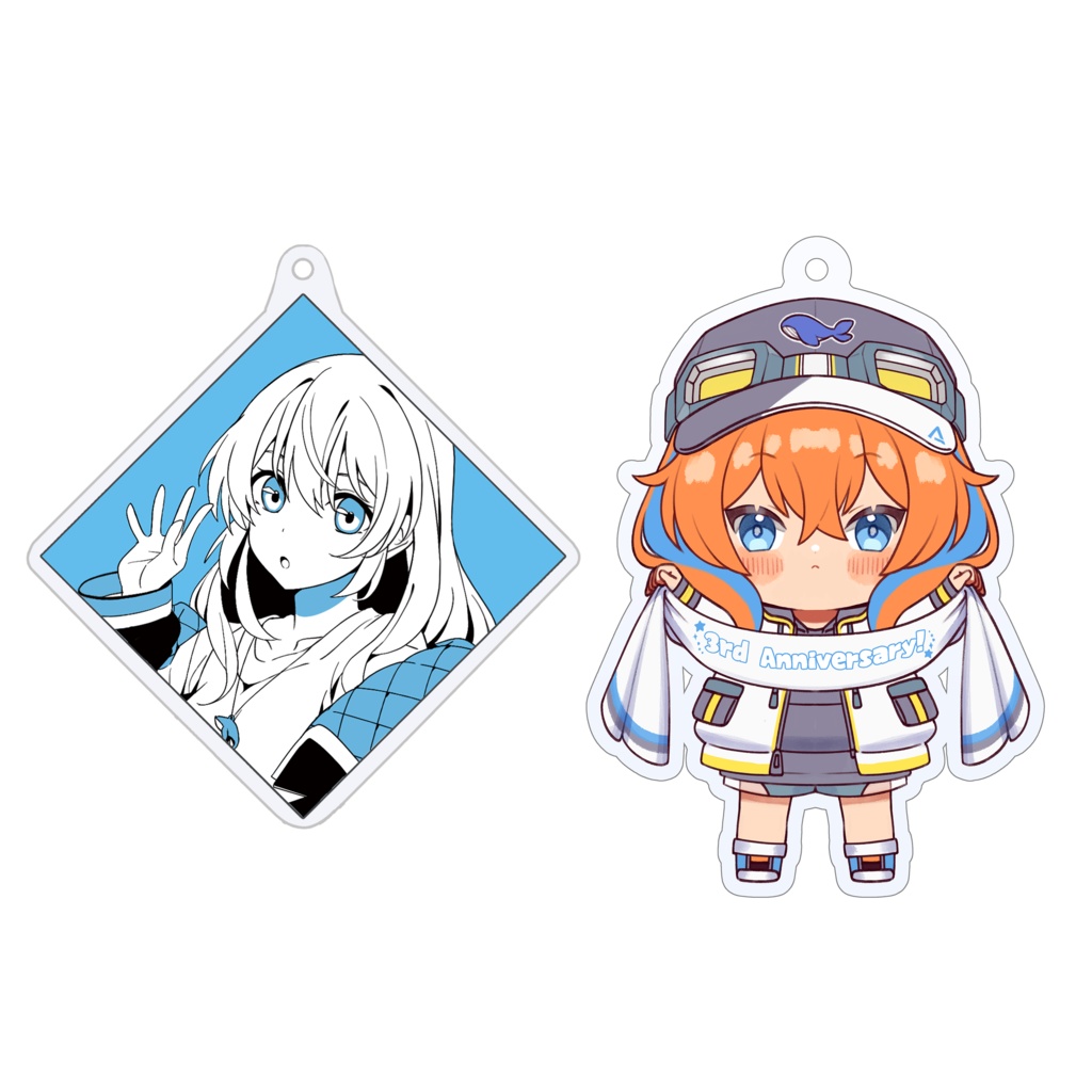 アクリルキーホルダー 3周年記念ver（全2種類）