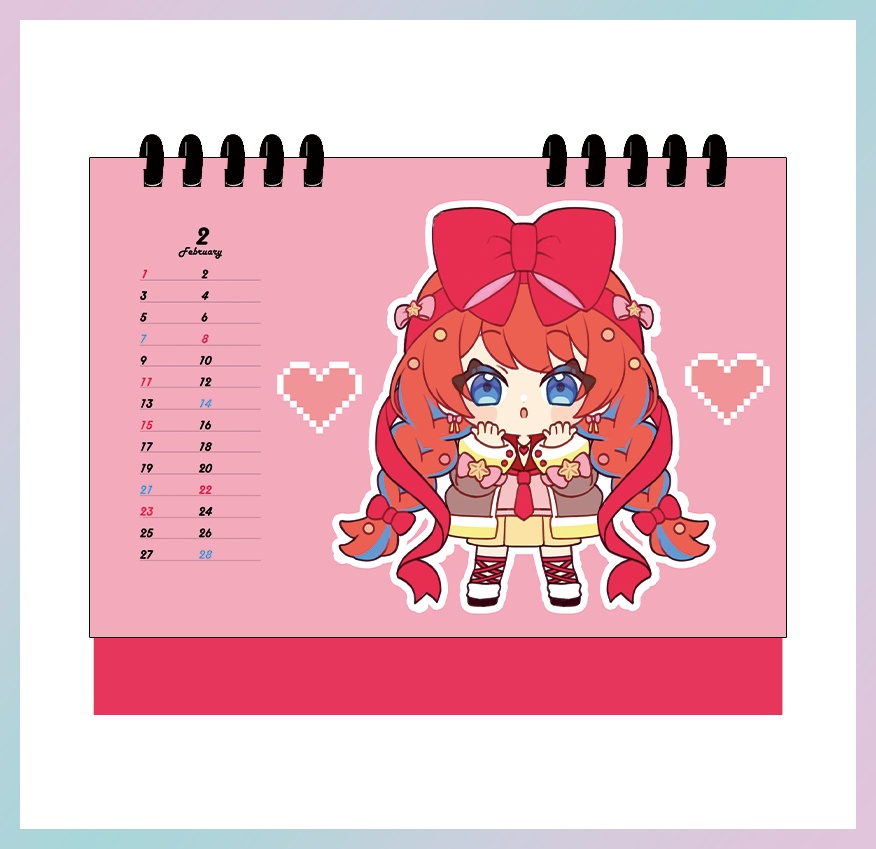 卓上カレンダー 2026ver