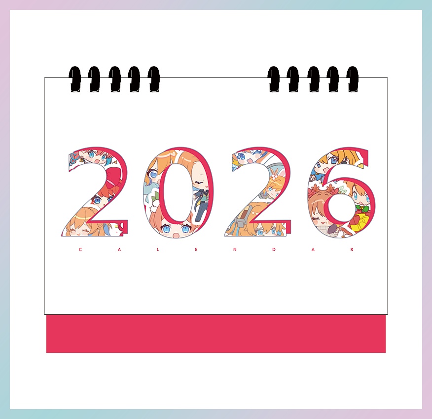 卓上カレンダー 2026ver