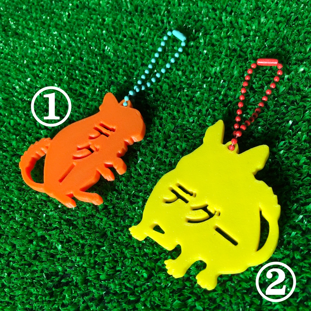 シルエットキーホルダー《デグー》