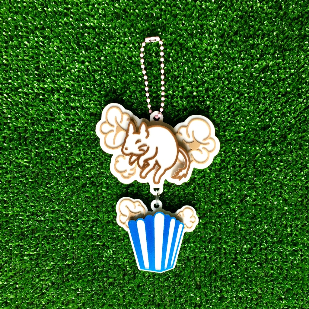 ポップコーンジャンプキーホルダー《デグー》