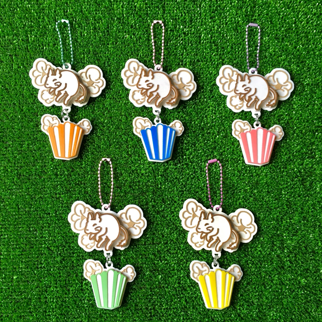 ポップコーンジャンプキーホルダー《デグー》