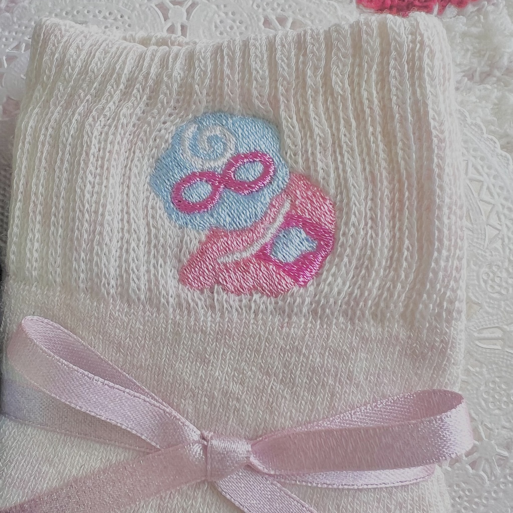 ギメちゃん刺繍靴下
