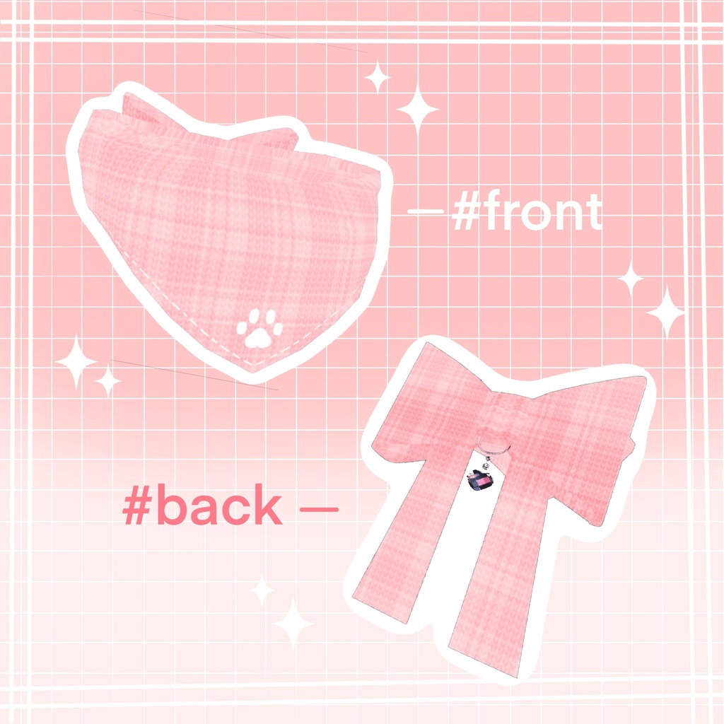 スカーフ 【アンシア グリフォネット】專用 【VRChat対応】