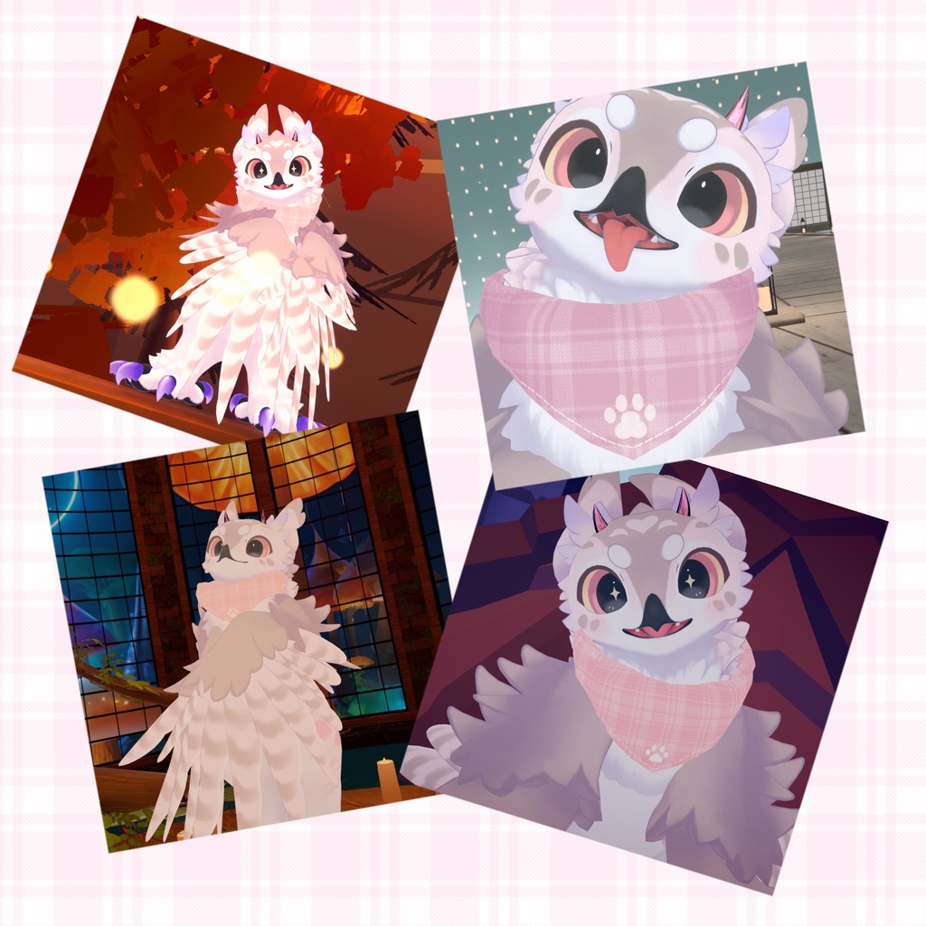 スカーフ 【アンシア グリフォネット】專用 【VRChat対応】