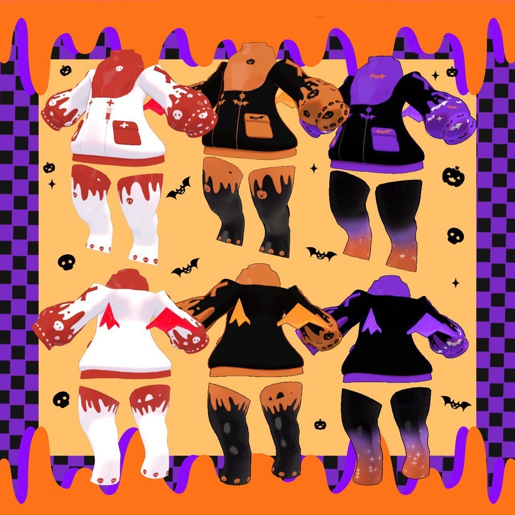 衣裝【フォシュニア】専用 【VRChat対応】🎃ハロウィン🎃