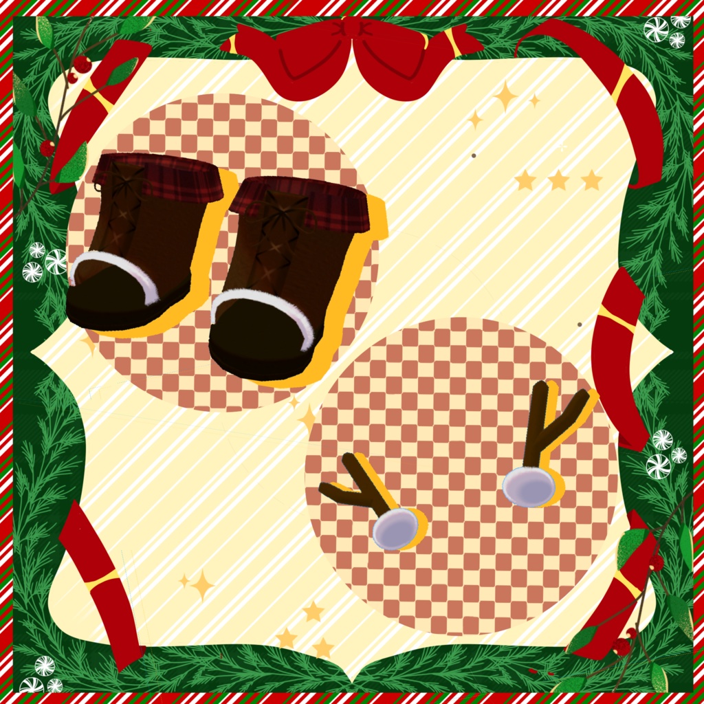 衣裝【リナ-Lina-】専用 【VRChat対応】クリスマス