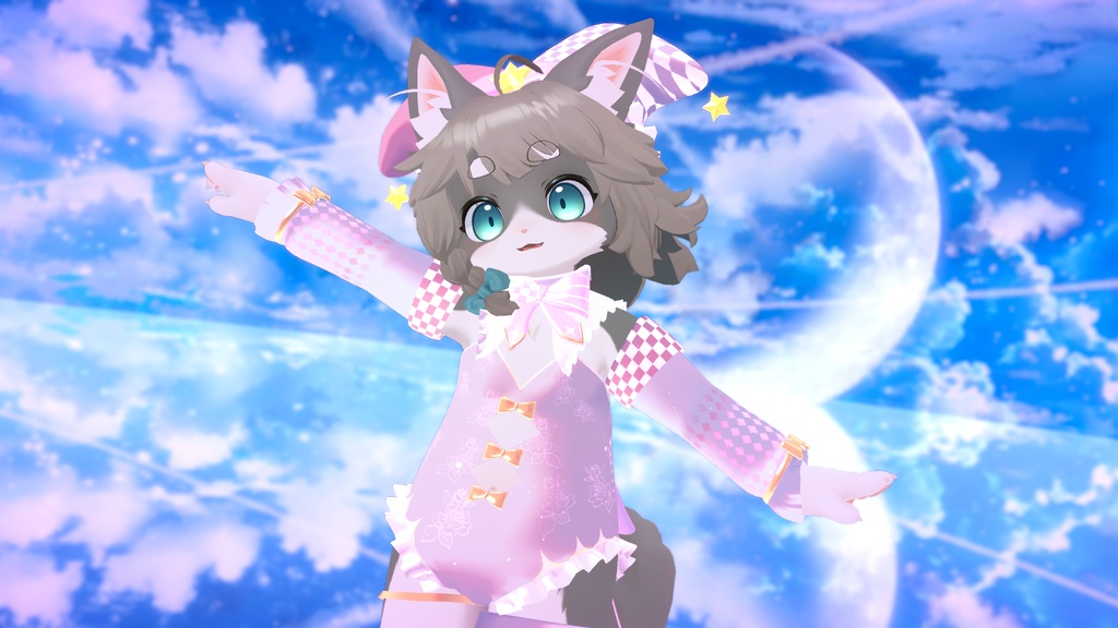 🎄✨🎁クリスマス 🎄✨🎁衣裝【Liebe リーベ】【灰島-haishima-】 【リナ-Lina-】【VRChat対応】ピエロの衣装 【クリスマス限定】