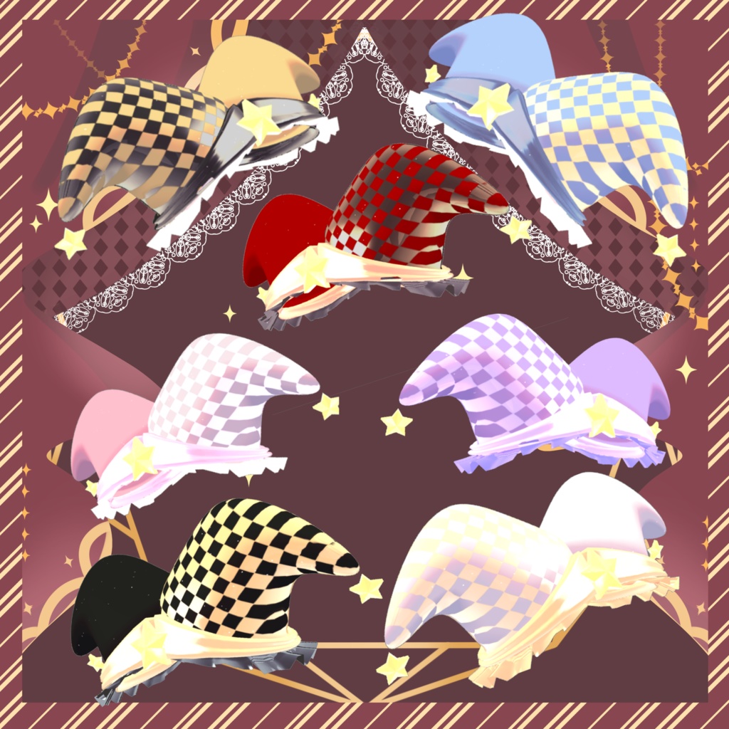 🎄✨🎁クリスマス 🎄✨🎁衣裝【Liebe リーベ】【灰島-haishima-】 【リナ-Lina-】【VRChat対応】ピエロの衣装 【クリスマス限定】