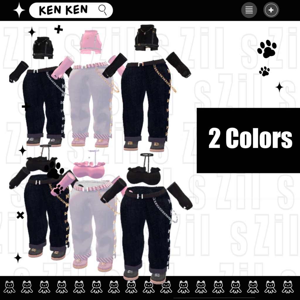 衣裝【Zil S -ジル S-】專用 【VRChat対応】