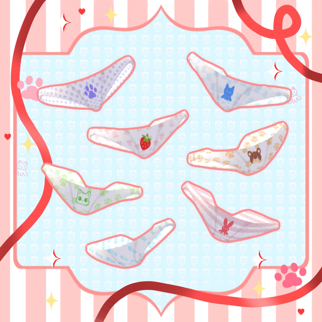 衣裝【リナ-Lina-】専用 【VRChat対応】TAKO NEKO パジャマ