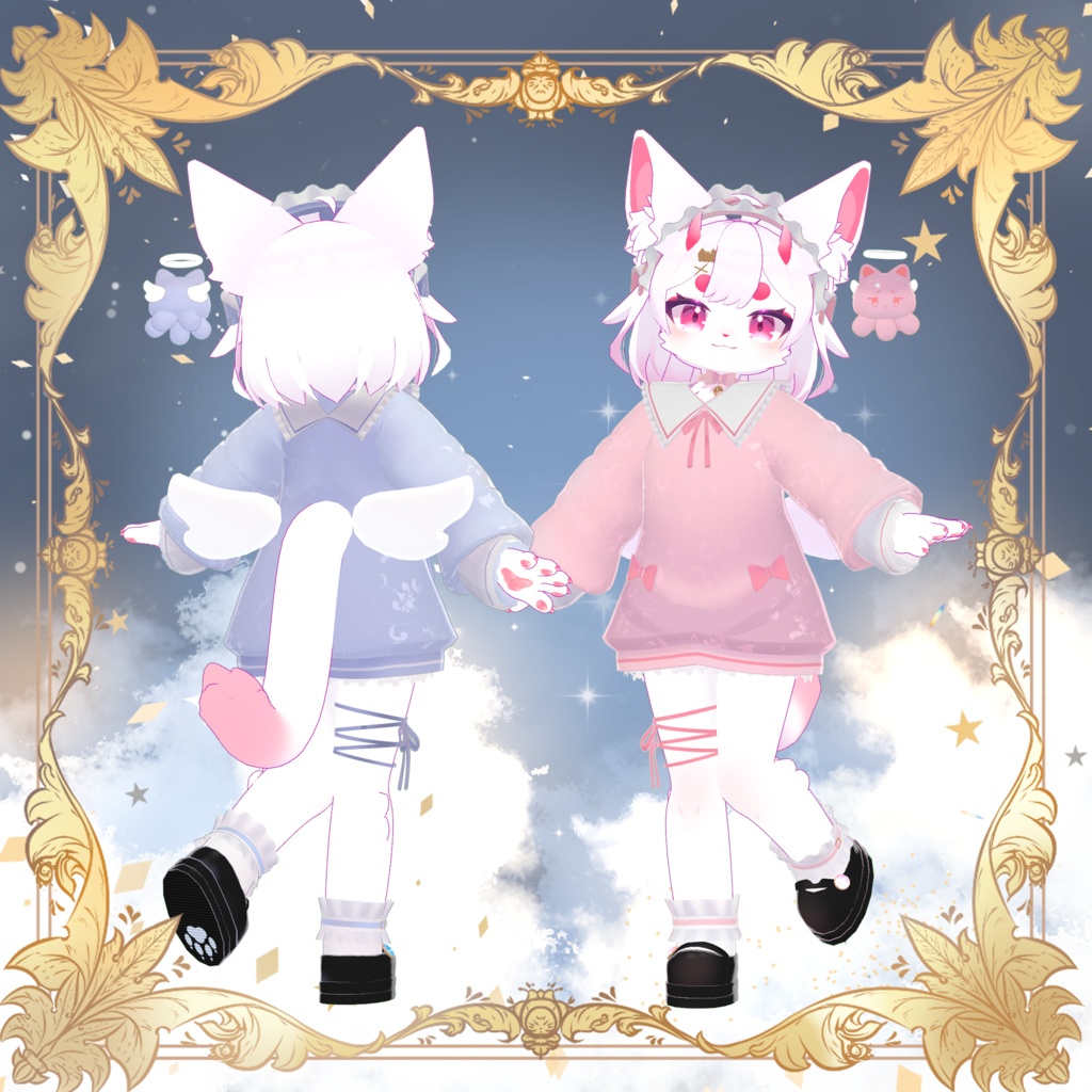 ✨✨✦衣裝【Liebe リーベ ・リナ-Lina-】🖤✨クロネ Kurone全5色✨【複数アバター対応】🖤 【VRChat対応】✦