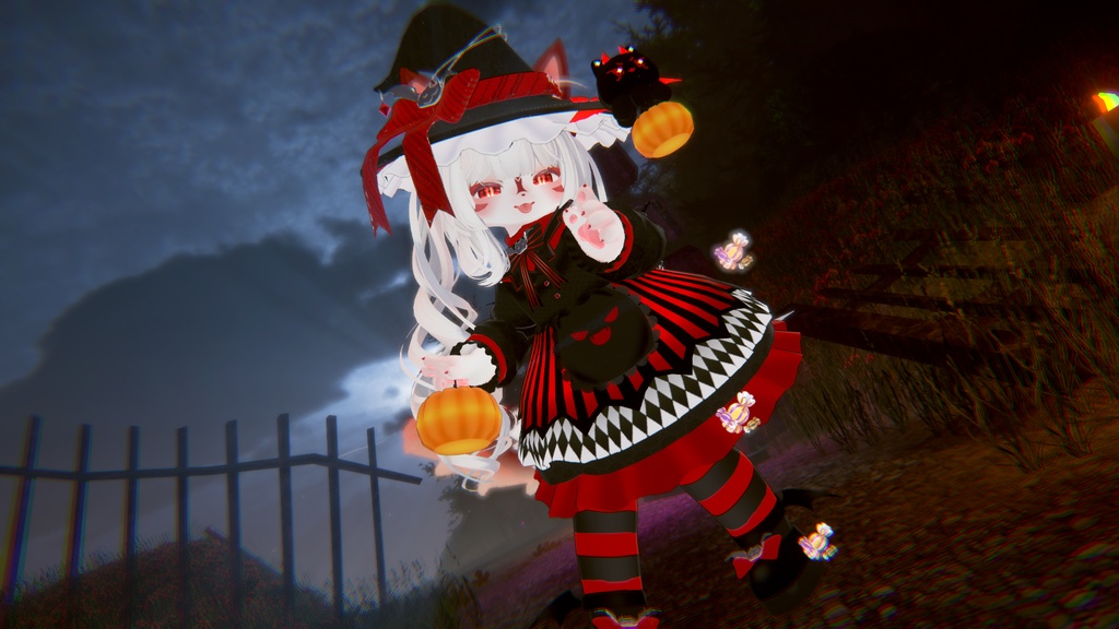 🎃衣裝【リナ-Lina-】 【Liebe リーベ】【灰島-haishima-】【pato】 🎃🍭🍫✨🍬パンプキンパーティー 🎃全4色✨🎃【VRChat対応】✦ Halloween