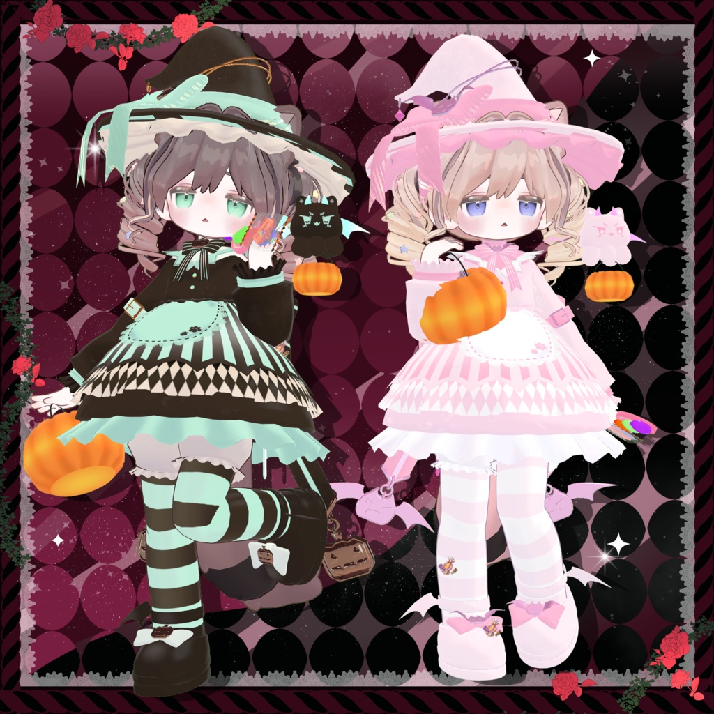 衣裝 Texture 【まめふれんず】【リナ-Lina-】 【Liebe リーベ】【灰島-haishima-】【pato】 🎃パンプキンパーティー  DLC 追加6色