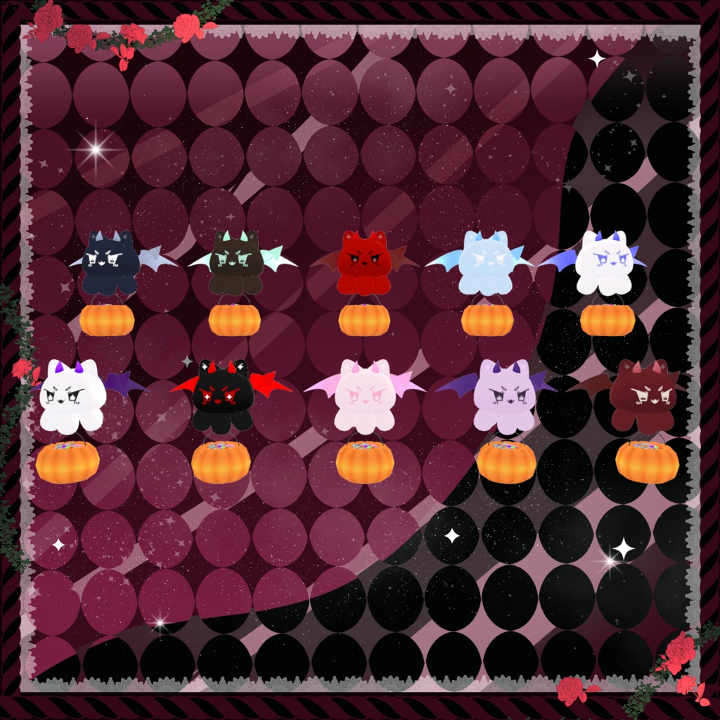 ハロウィン 無料惡魔 TAKO NEKO ペット