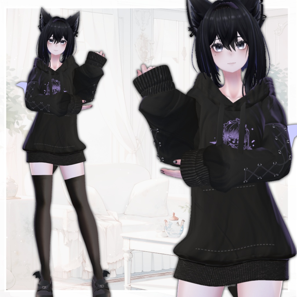 ✨セール中✨『小悪魔パーカー 』 12アバター対応