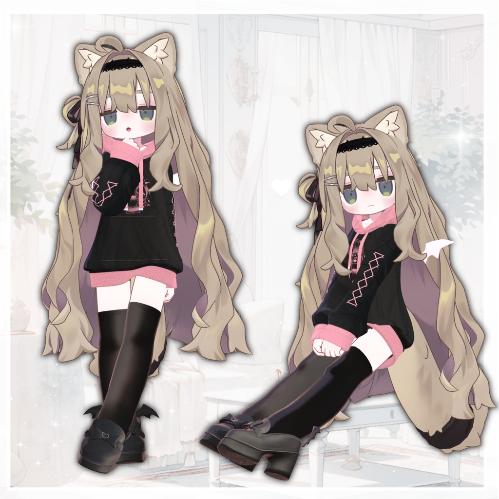 ✨セール中✨『小悪魔パーカー 』 12アバター対応