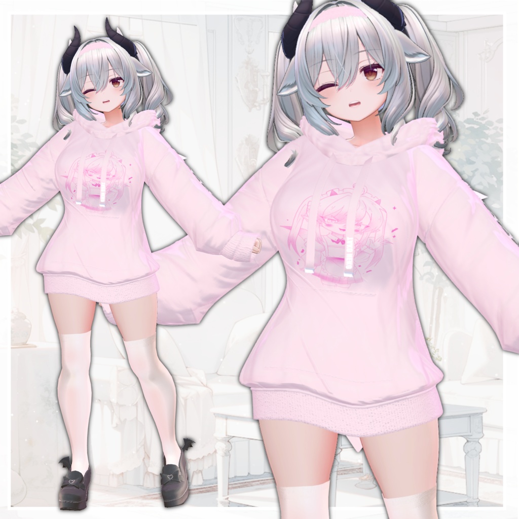 ✨セール中✨『小悪魔パーカー 』 12アバター対応