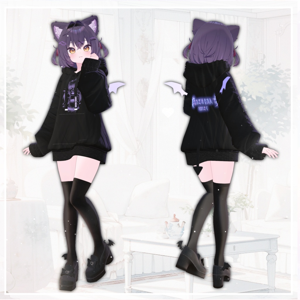 ✨セール中✨『小悪魔パーカー 』 12アバター対応