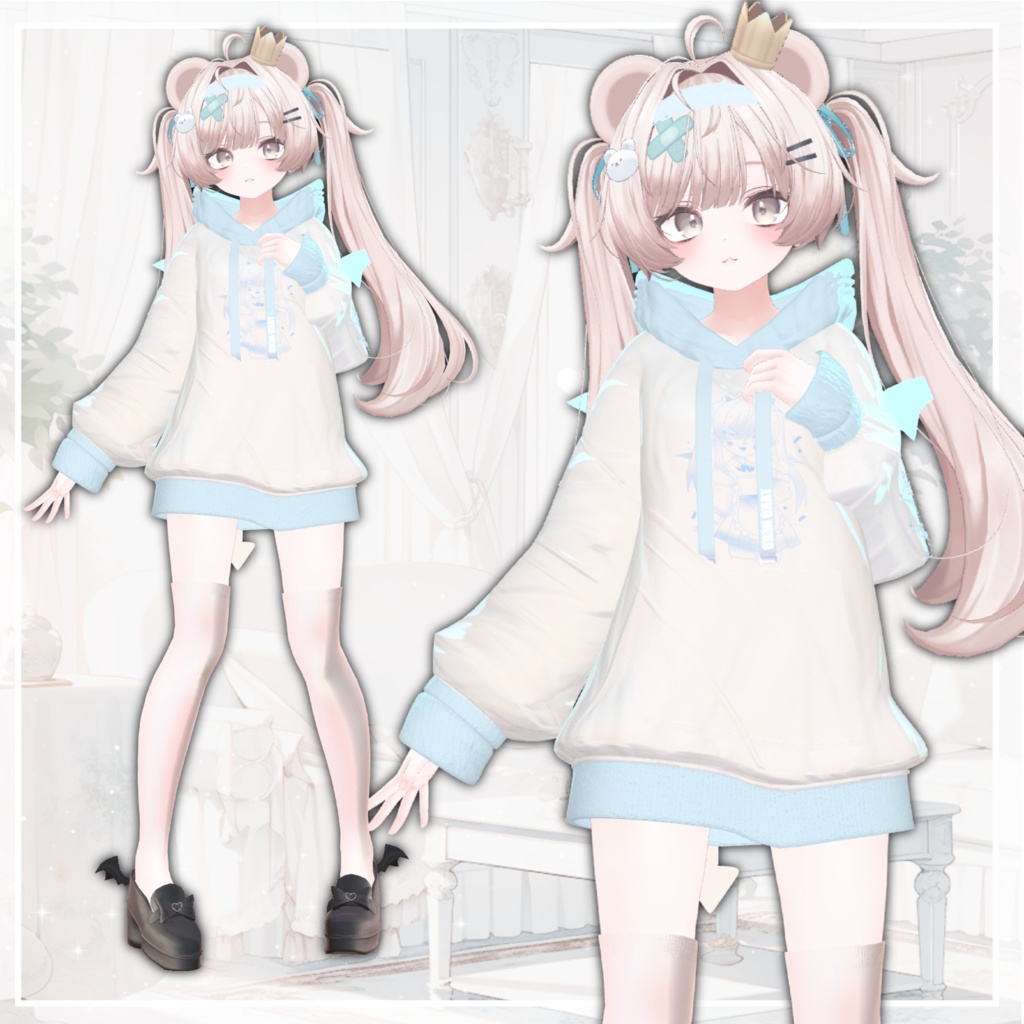 ✨セール中✨『小悪魔パーカー 』 12アバター対応