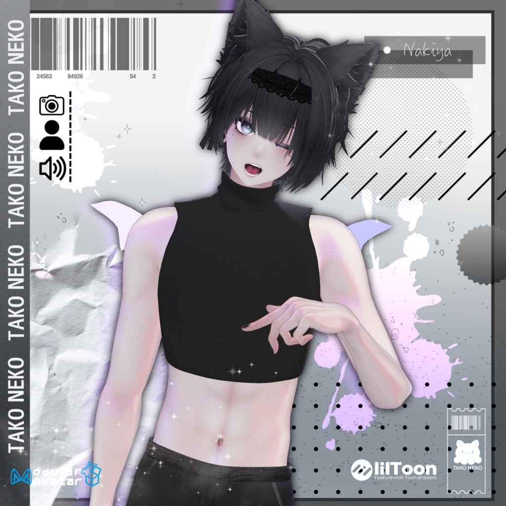 ✨セール中✨『小悪魔パーカー 』 泣夜-Nakiya /狛乃-Komano対応