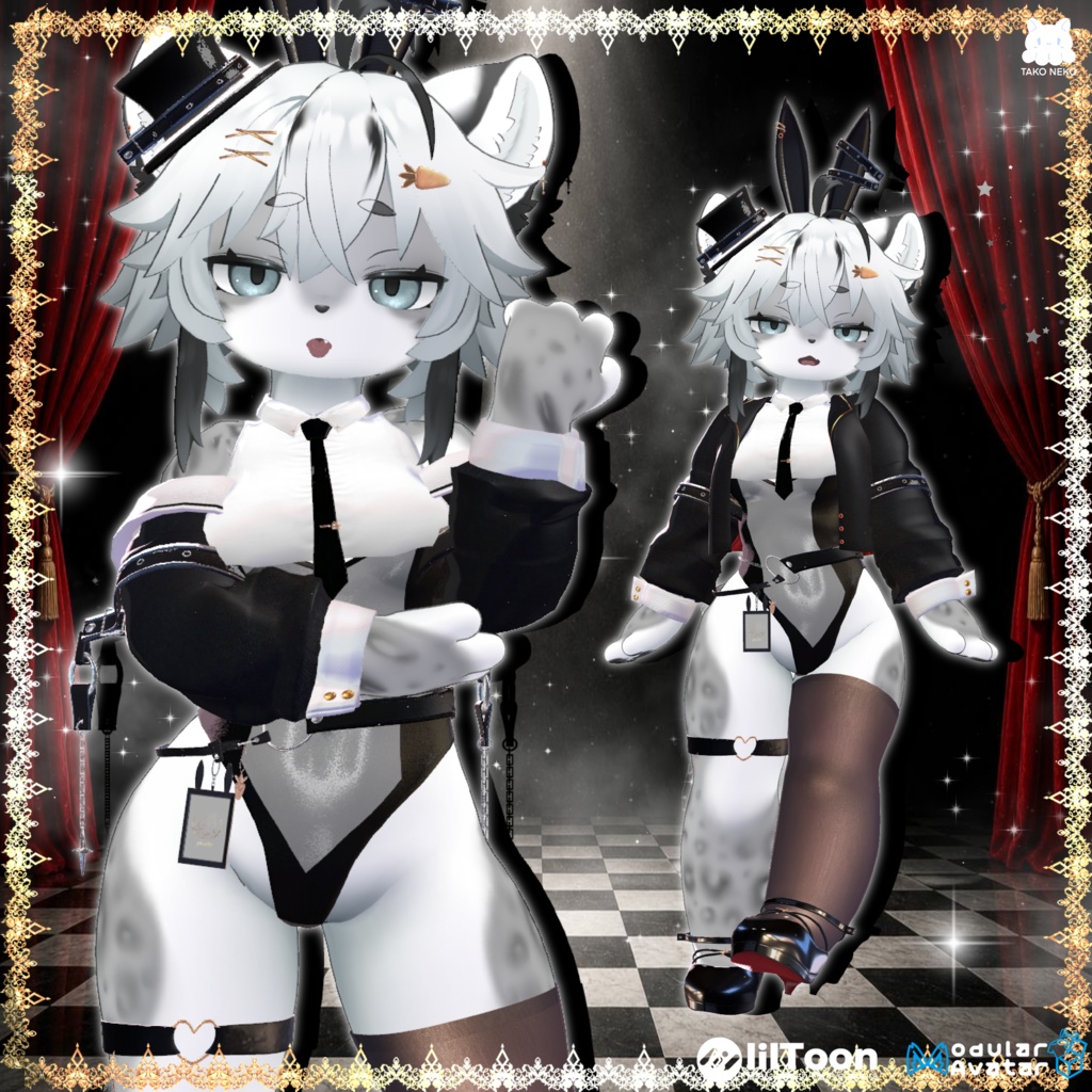 ♠️✨セール中🪄🐰『Kira usagihime綺羅兎姫 』🐰🪄 ケモノ12アバター対応✨♠️