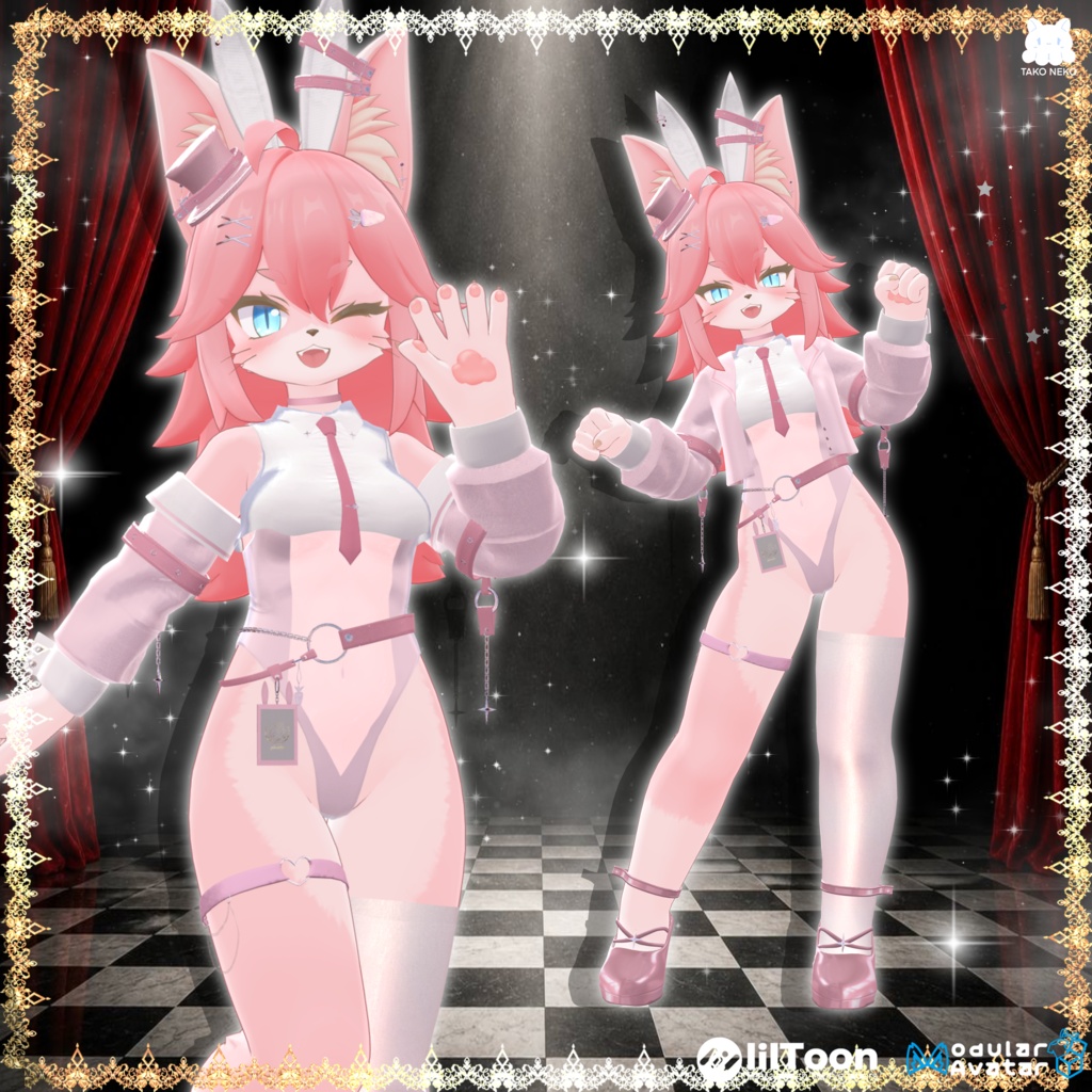 ♠️✨セール中🪄🐰『Kira usagihime綺羅兎姫 』🐰🪄 ケモノ12アバター対応✨♠️