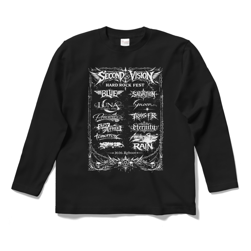 SV Tour T-shirt 2026 Reboot ロング METAL .ver (BK)