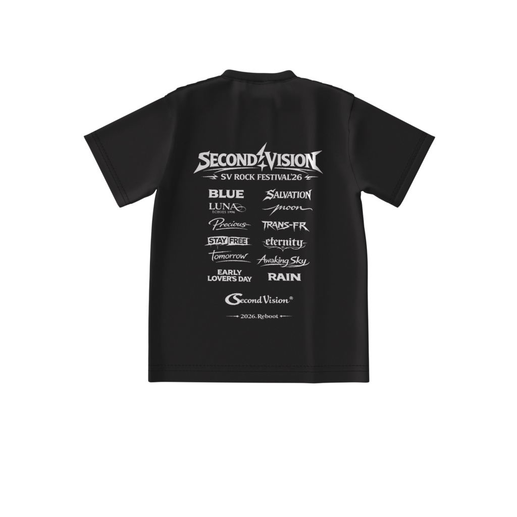 SV Tour T-shirt 2026 Reboot (BK)