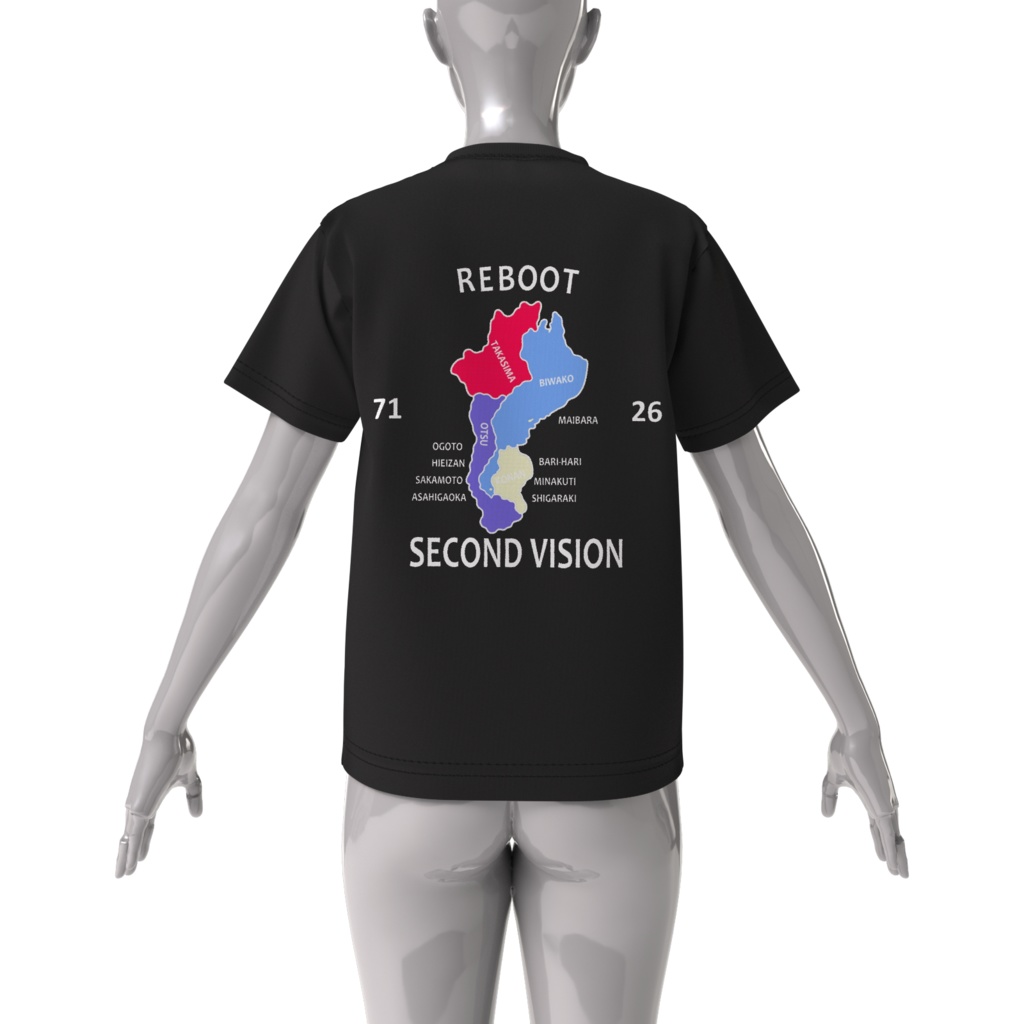 SV Vietnam Jacket ビッグシルエットTシャツ (BK)