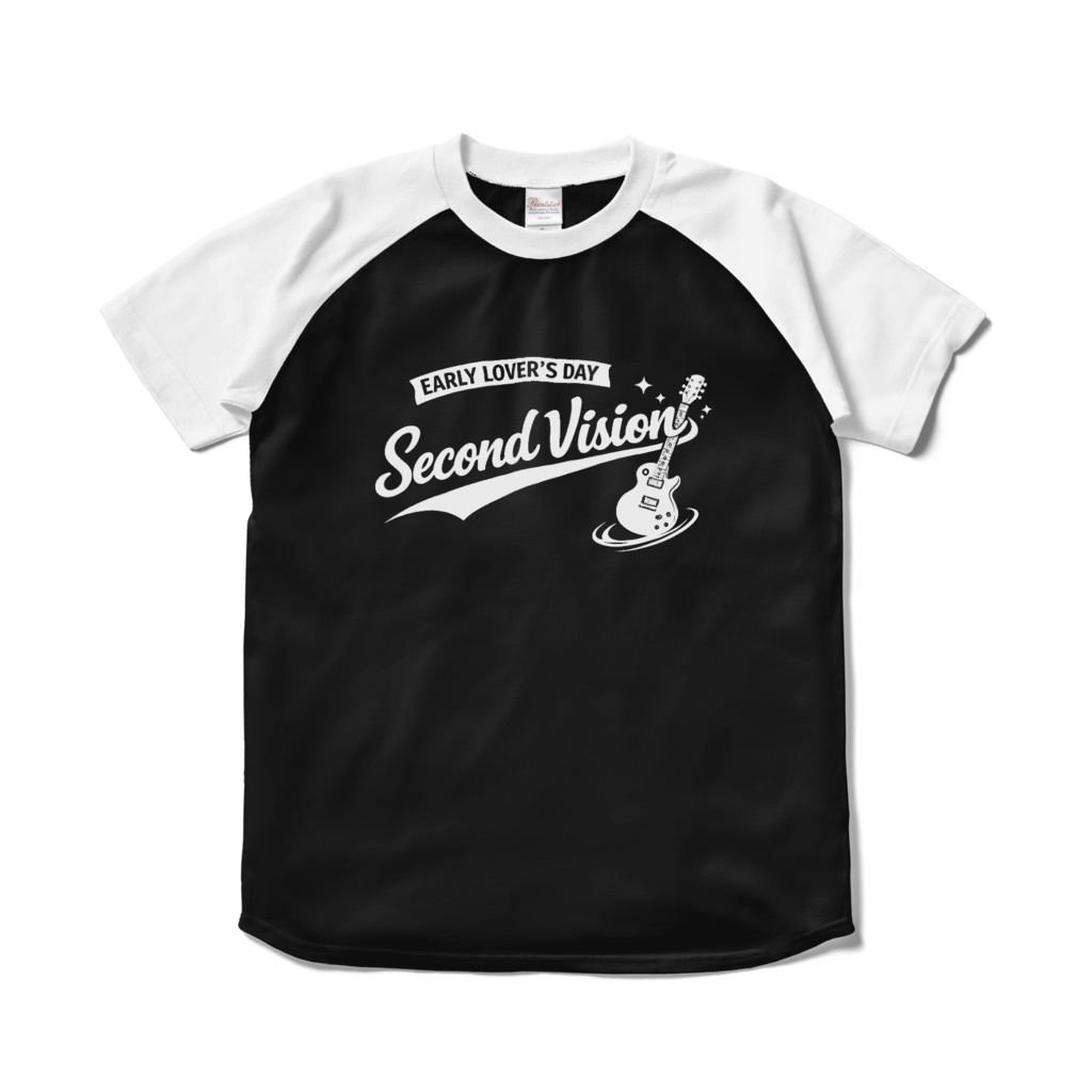 EARLY LOVER'S DAY ラグラン (BK/W)