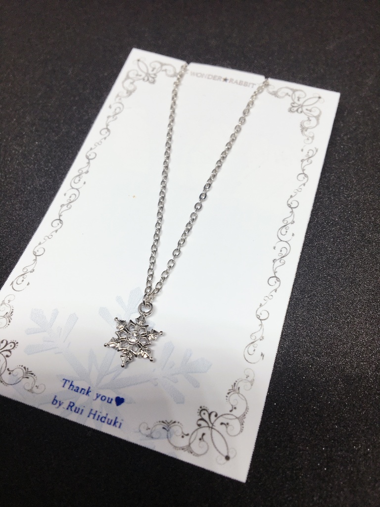 【ドール】雪の結晶ネックレス