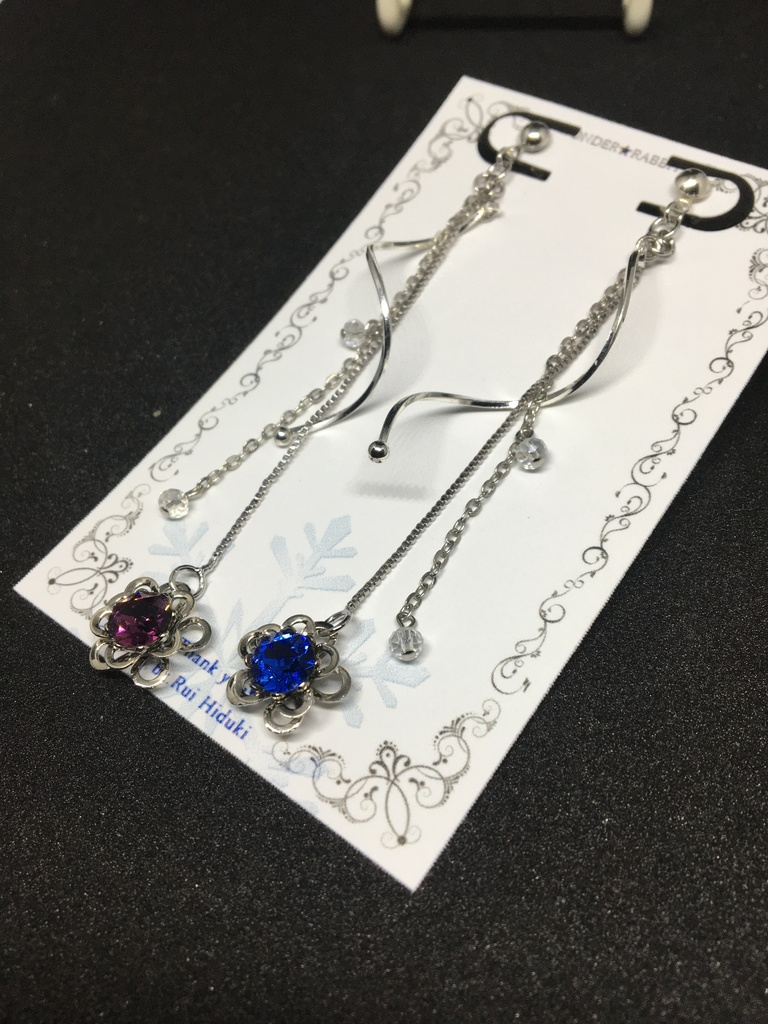 【YOI】氷上の花ピアス(イヤリング )