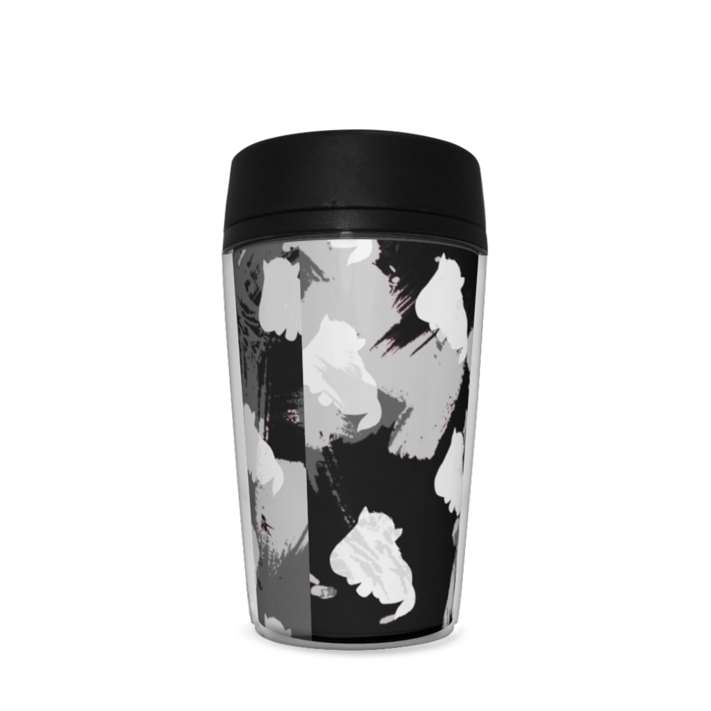 馬くんタンブラー(ブラック✕ホワイト)