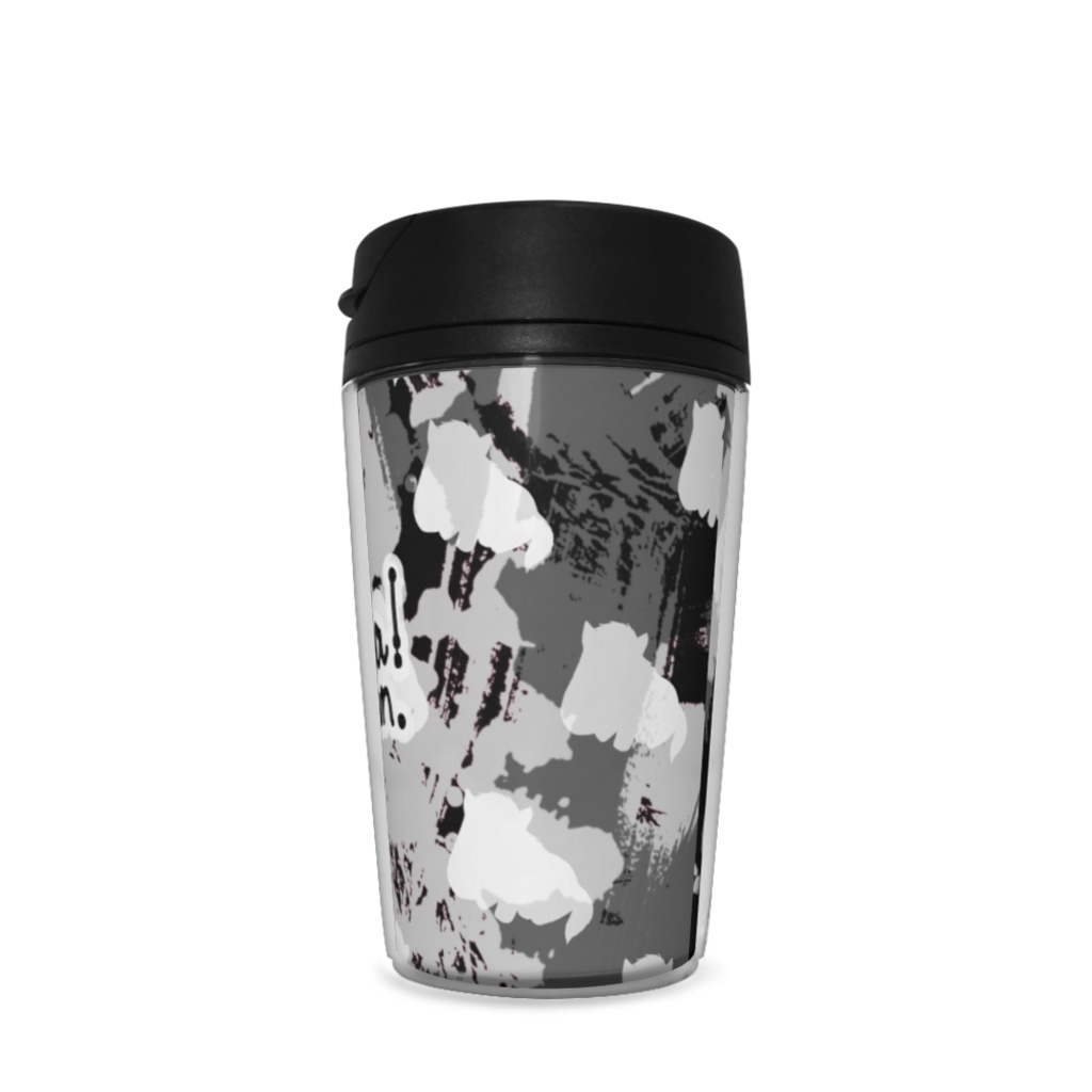 馬くんタンブラー(ブラック✕ホワイト)