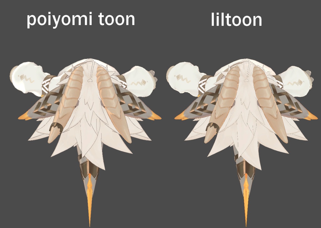 フォシュニアのマテリアルをliltoonにしたやつ