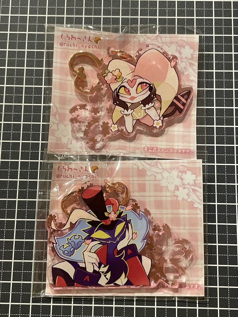 【スパコミ32新作】さくらフレークアクリルキーホルダー(オジフィズセット)