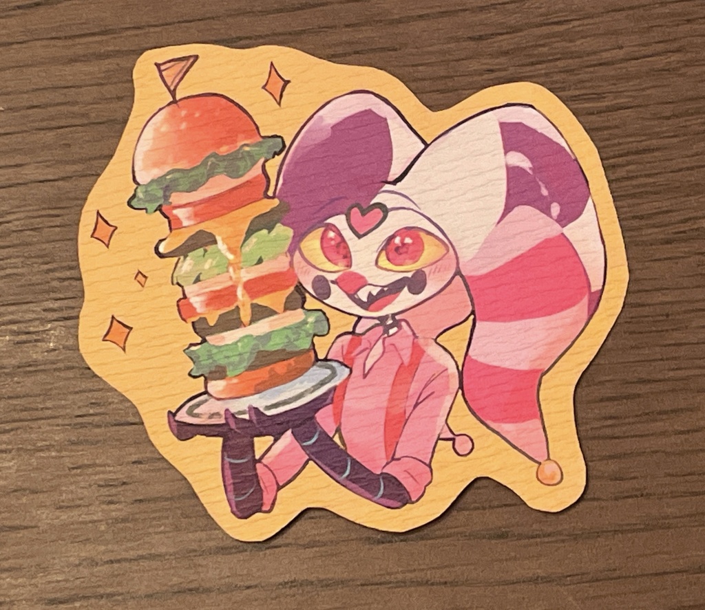 BURGER TIME Sticker