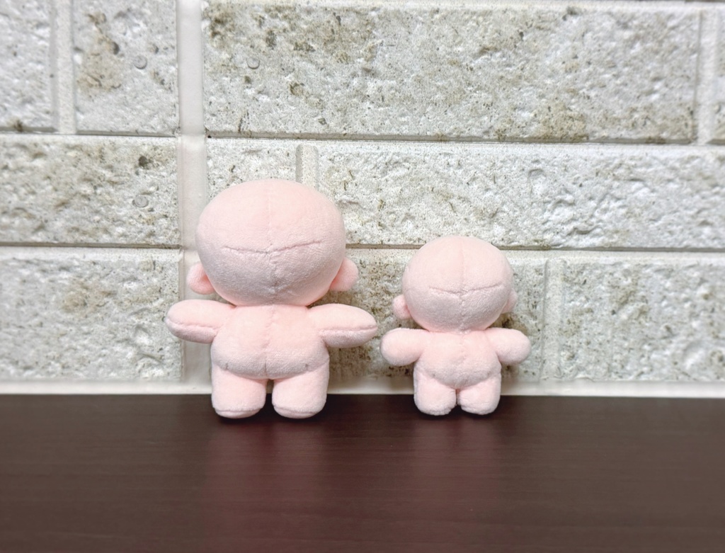 むちむち2頭身ちゃん型紙