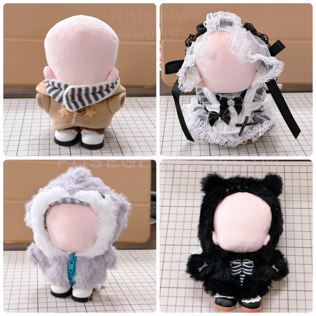 FUSETRON03 8.5cmぬい&11cmぬい型紙