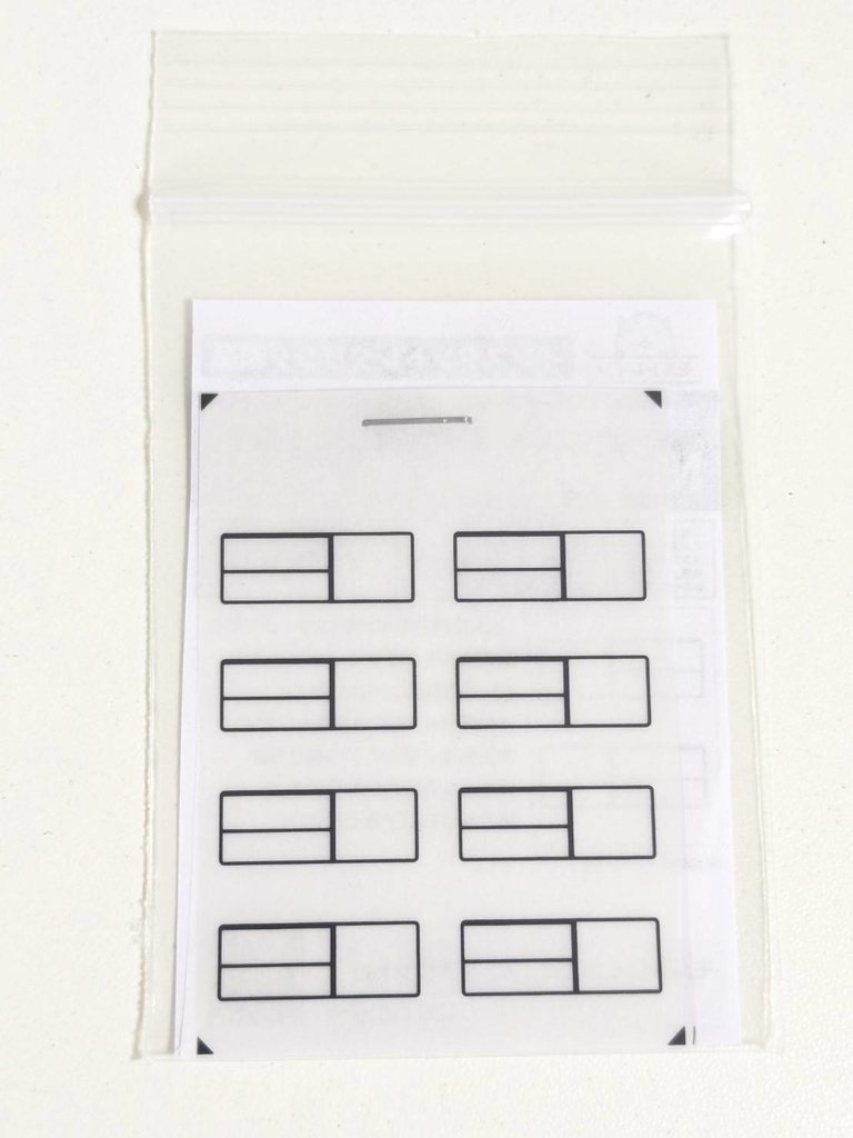 ML-2001 N1000形更新車開閉窓枠インレタ