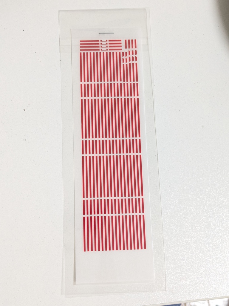 ML-2011 3700形赤帯インレタ