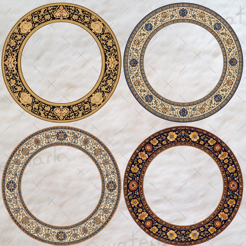 IRIAM素材 ペルシャ絨毯アイコンリング8種類セット1