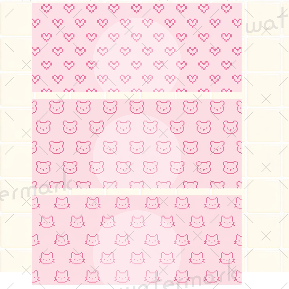 IRIAM素材 ドット絵ヘッダー6種類セット