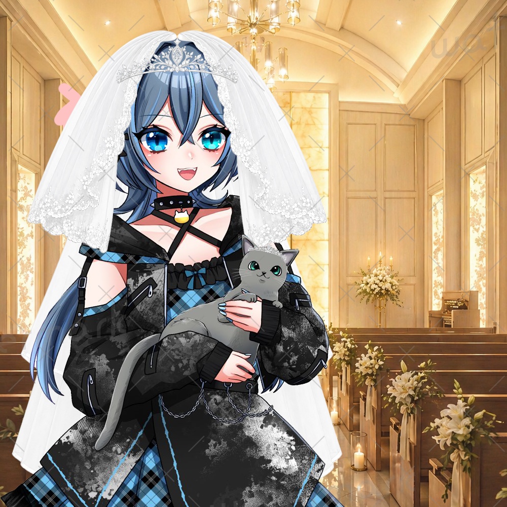 IRIAM素材 嫁こな決定戦ロゴ・ウェディングベール素材付き③