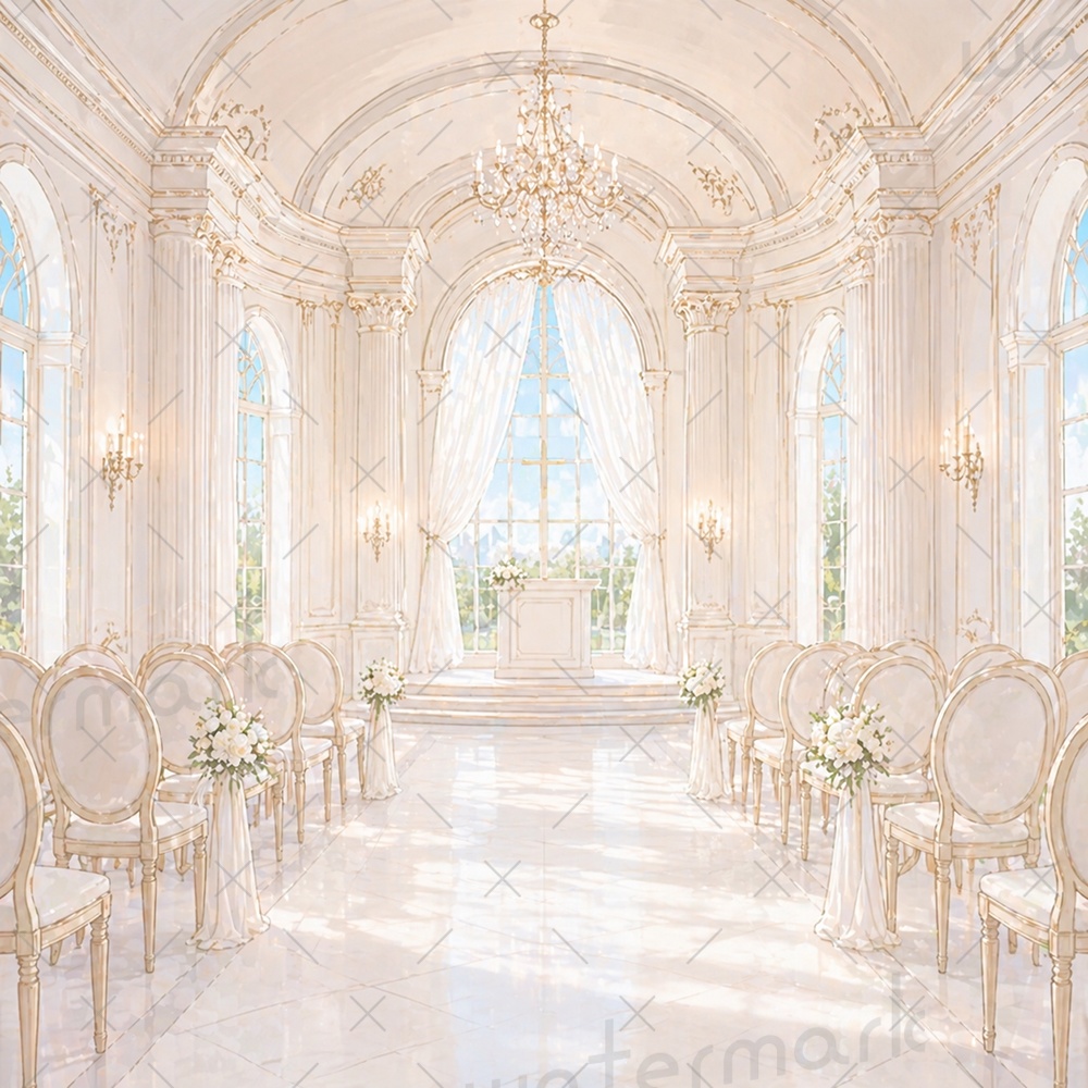 IRIAM素材 嫁こな決定戦ロゴ・ウェディングベール素材付き④