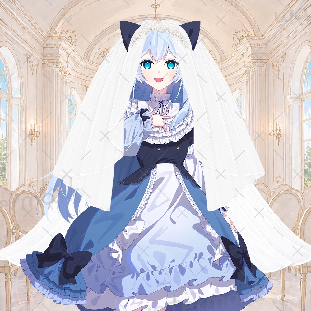 IRIAM素材 嫁こな決定戦ロゴ・ウェディングベール素材付き④